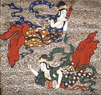 『飛天の図』村井石斎